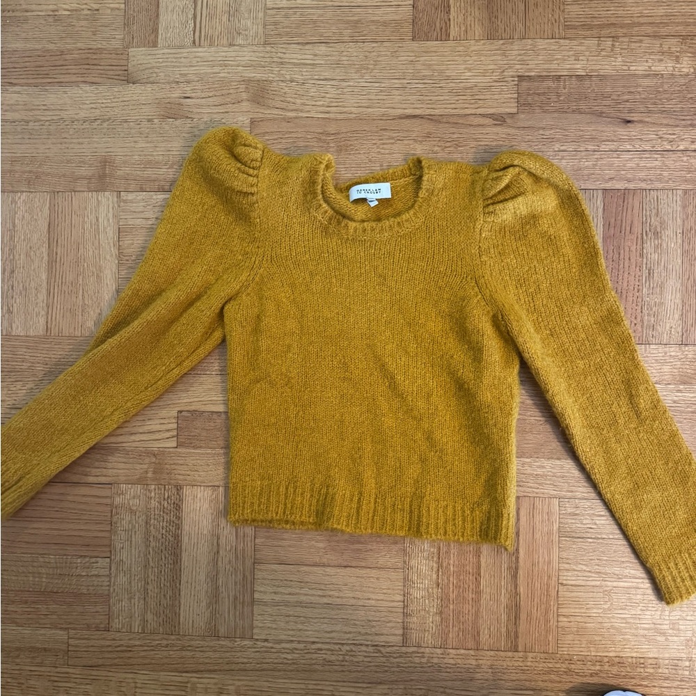 Derek Lam 10 Crosby Locken Puff Sleeve Sweater
